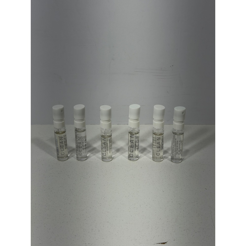 Clean Reserve Fragrance Discovery Set 6 Pc Spray Vials 1.5ml assorted Rain Skin